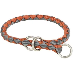 Obojek CAVO kulatý polostahovací, rezavá/grafit XS-S: 25-31cm/ o12mm